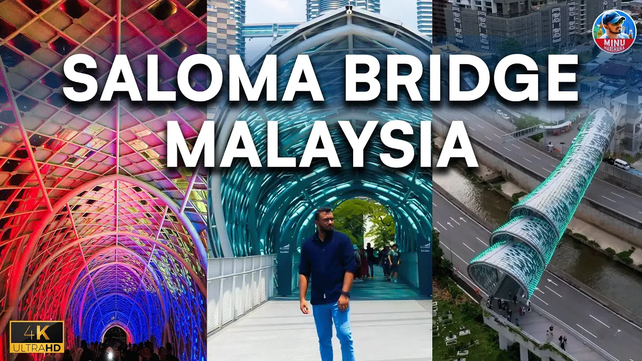 The Saloma Bridge , | Kuala Lumpur | 4K  🇲🇾